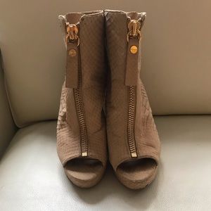 Rachel Zoe peep toe booties